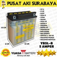 YUASA YB5LB 5 12 VOLT 5 AMPER AKI BASAH ACCU MOTOR MIO SPORTY GRAND