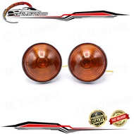 Round Side Dimmer Wire Type 2pcs Orange Lens Jeep Willys CJ3 CJ5 CJ6 CJ2A CJ3A CJ3B