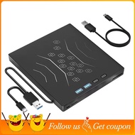 External CD/DVD Drive Player External CD DVD Burner Ortable External Disk Optical Drive CD Burner Ex