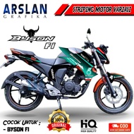 STRIPING LIST BYSON FI NEW YAMAHA BYSON FI STICKER STRIPING/ MOTORCYCLE VARIATION STRIPING/ WITH PET