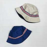 Thai List Bucket Hat Plain Cream Navy Jacker Bucket Hat Buckethat