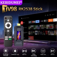 Vhsi 13 Stick RK3528 Quad Core Cortex A53สนับสนุน8K กล่อง4K Andoird BT5.0เสียง WIFI 6 HDR10ควบคุมทีว