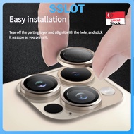 SG Stock | For iPhone 14 15 16 Pro Max Plus Lens Protector Ring | CD Pattern | 9H Diamond Glass Temp