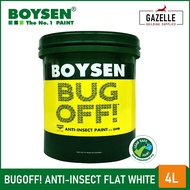 BOYSEN BUG OFF Anti-Insect Paint with Aritilin Flat White B8071 - 4L