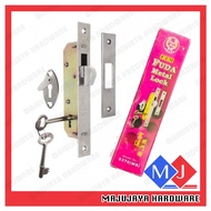 Fuda 5370(MS) Metal Lock Single Mortise Iron Grill Door Hook Lock 5370 Pintu Besi Kepak 铁门锁 Single H