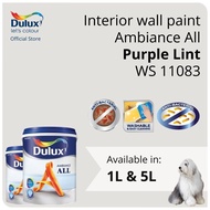 Dulux Interior Wall Paint - Purple Lint (WS 11083)  (Ambiance All) - 1L / 5L