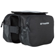 RIVERSIDE Bicycle Frame Bag Btwin Top Tube Double 520 - Black
