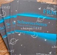 全新 2026 FRM Kaplan  Part 1 / 2 Schweser Notes