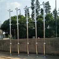 Outdoor Monitoring Pole Mingxia Area 2/2.5/3/3.5/4/5/6m Extended Stainless Steel Post Bracket