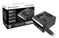 Thermaltake Smart 700W 80+ White Certified PSU, Continuous Power with 120mm Ultra Quiet Fan, ATX 12V