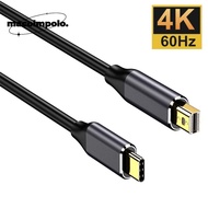 Type C to Mini DP Cable Adapter Cord 1.8m Projector DisplayPort 1.4
