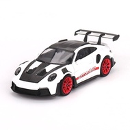 MINI GT 1/64 706 PORSCHE 911 (992) GT3 RS WEISSACH PACKAGE WHITE WITH PYRO RED