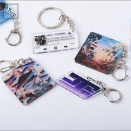 现货促销~林俊杰专辑亚克力歌词钥匙扣第二堂幸存者挂应援周边定制礼物Lyrics KeychainJunjie Lin album acrylic lyrics keychain secondngnr3