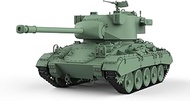 Army Tank Unpainted 1/56 28mm WarGaming Military Model Kit US M24E2 Super Chaffee Light Tank