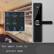 Smart Fingerprint Door lock Card Digital Code Security Smart Door Lock Touch Password Card Fingerprint