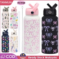 1000ML Thermos Bottle  Portable Aquaflask Tumbler Vacuum Sports Bottle Printed Water Bottle Kitchenw