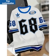 2026NEW[Free Customization Of Name And Number]youth Oversized Drop Shoulder Jersey 68 Number Graphic