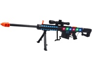 Barrett Sniper Rifle Machine Gun M82A1 Toy War Gun for Kids Boys 107cm High-Powered Flash Electric G