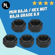 M6 STEEL NUT / HEXAGON NUT M6 / HEX NUT GRADE 8.8