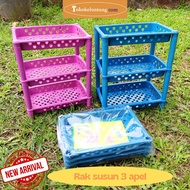 3-tier plastic shelf/3-tier shelf/spoon shelf/cosmetic shelf/small shelf/plastic rectangular shelf