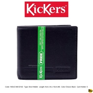 KICKERS Brand Men’s Leather Short Wallet ( 1KDUC-NB-53163 )