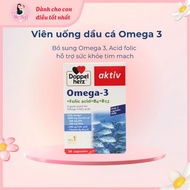 Doppelherz Omega 3 fish oil pills Supplement Omega 3, Folic Acid to support cardiovascular health - 