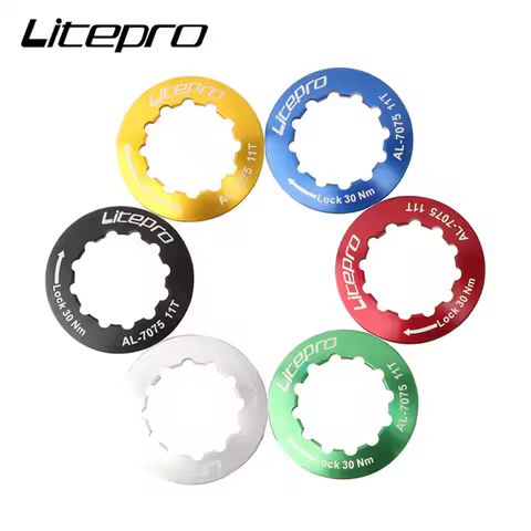 Litepro MTB Mountain Road Bike Cassette Flywheel Cover Folding Bicycle Aluminum Alloy Freewheel Cap 
