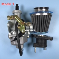 27MM Carburetor PZ27 Wire Choke With Air Filter and Intake Manifold 4 Stroke150CC 200CC 250CC CG150 