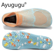 Ayugugu Lightweight Barefoot Shoes Wide Toe Box Zero Drop Wading Fitness Shoes for Men Women