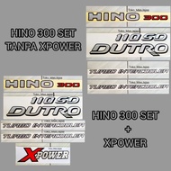 Hino 300xpower 110Sd Dutro Turbo Intercooler 1Set Sticker/Hino 300 Dutro 110Sd Truck Sticker