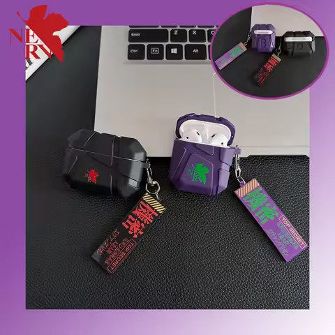 EVANGELION EVA Anime Case for Airpods 4 Pro 2 3 Earphone Accessories Bluetooth Headset Silicone Appl