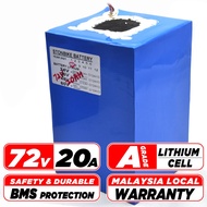 72V 20AH A Grade 18650 Lithium battery Pack for Electric Bicycle / Ebike / E Scooter  / BMS Protecti
