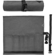 6 Pocket Japanese Chef Knife Roll Bag Canvas Leather Knife Blade Protector Storage Case Cover Wallet
