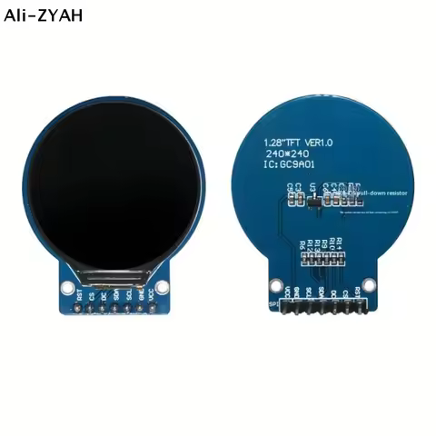 【A1】TFT Display 1.28 Inch TFT LCD Display Module Round RGB 240*240 GC9A01 Driver 4 Wire SPI Interfac