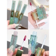 lip gloss lipstick Haggard Scepter Double-Headed Lip Glaze Mirror Water Mist Lip Gloss Matte Matte L