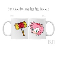 Mug Sonic Amy Rose and Pico Pico Hammer Icon