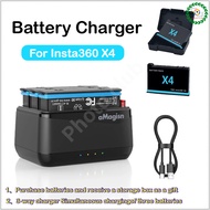 Insta360 X4 charging hub Battery For Insta360 X4 battery case For Insta360 X4 Power Accessories