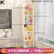 A&5168樂高櫃 展示櫃 玻璃層板 泡泡瑪特展示架 可拆卸層板 碳鋼手辦櫃 收納櫃 玩具櫃 模型櫃送感應燈Showcase#Model cabinet