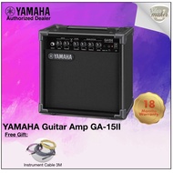 Yamaha Guitar Amplifier GA-15ii Practice Amp with Instrument Cable (GA-15ii/GA-15/ga-15ii/ga-15/Yama