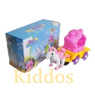 Children's Toy Horse Carriage Light Music Carriage 1 Year Old
