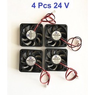 4X QT 5010 24V 50mm Cooling Computer fans 50x50x10mm DC 3D Printer 2Pin 0.1A