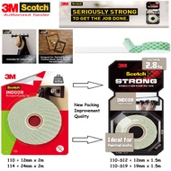 3M Scotch Strong Double Sided Indoor Mounting Tape 110 114 110-S12 110-S19 110-L19 holds up to 4.5kg
