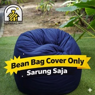 Beanbag.my™ Sarung Bean Bag Saja Cover Only Without Filling Tanpa isi Waterproof Leather Lycra