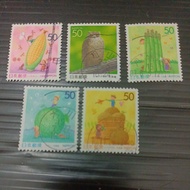 S1092: Japan stamps 50 Yen(5V)