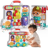 Vanvimen Busy Board Montessori Toys Gift 1 2 Year Old Boys, Early Educational Montessori Toys Toddle