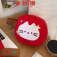 OPTIM Makeup Bag, with Lanyard Large Capacity Instant Camera Storage Pouch, Portable Cartoon Cute Ki