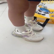 2023年新款品牌巴布熊秋冬兒童老爹時尚運動鞋兒童親子鞋