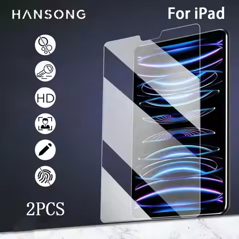 2Pcs Tempered Glass Screen Protector For iPad Air 11 13 M2 M3 2025 Pro 11 13 M4 iPad Pro 11 12.9 10.