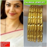 BISA COD ZALIMAA ACCESORIES GELANG KERONCONG EMAS KUNINGAN TEMBAGA BOLLYWOOD INDIA FASHION GOLD BRAS