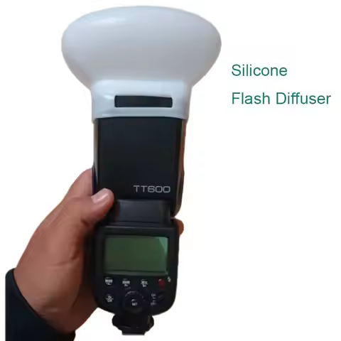 Soft Silicone Speedlite Flash Cap Diffuser Bounce Dome for Canon Nikon Sony Olympus Fujifilm Panason